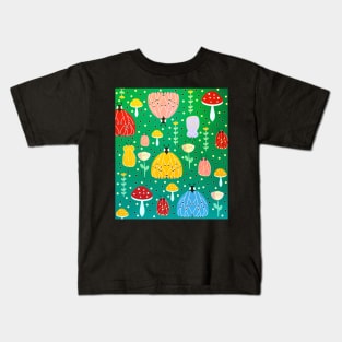 Colorful bugs and moths Kids T-Shirt